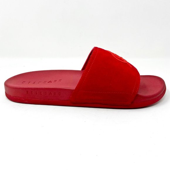 STNDRD Standard Monaco Justice League DC Comics Flash Red Mens Slide Sandals - Picture 2 of 5